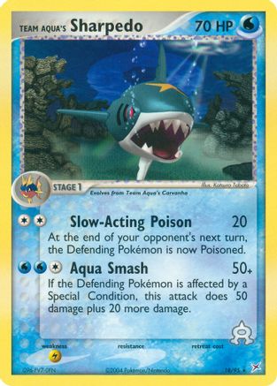 Team Aqua's Sharpedo - 18/95/95 - Team Magma vs Team Aqua