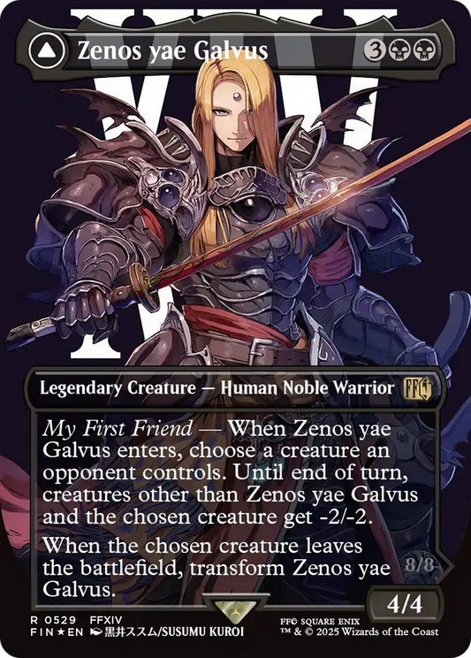 Zenos yae Galvus // Shinryu, Transcendent Rival (FIN-529) - FINAL FANTASY (Borderless) Foil