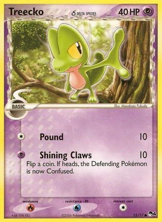 Treecko (Delta Species) 15/17 - POP Series 4