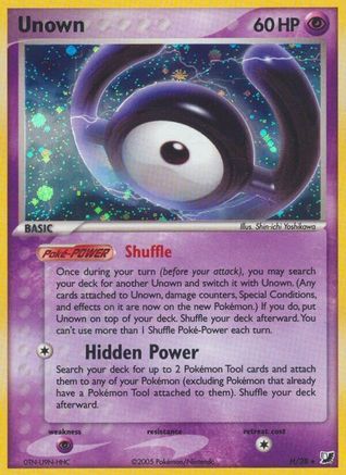 Unown (H) H/115 - Unseen Forces Holofoil