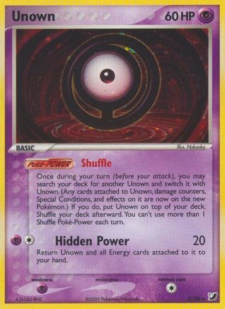 Unown (O) O/115 - Unseen Forces Holofoil