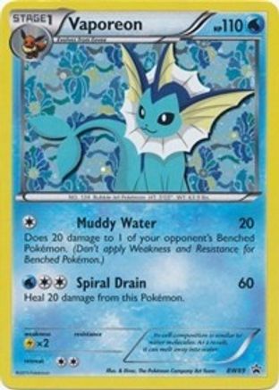 Vaporeon - BW89 BW89/101 - Black and White Promos Holofoil