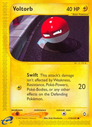 Voltorb (115) 115/147 - Aquapolis