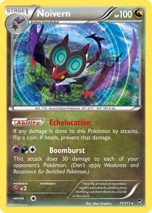 Noivern 77/111 - XY  Furious Fists Holofoil
