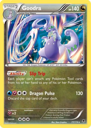 Goodra 77/119 - XY  Phantom Forces Holofoil