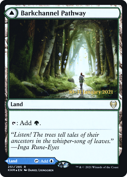 Barkchannel Pathway (PRE-251) - Kaldheim Promos Foil
