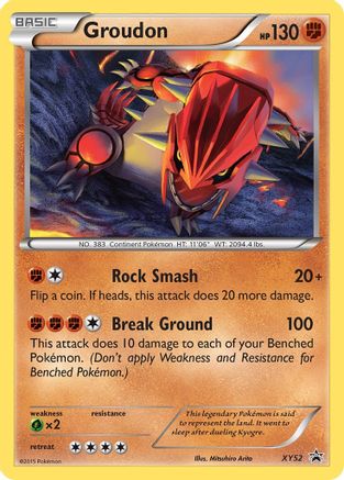 Groudon - XY52 XY52/211 - XY Promos Holofoil