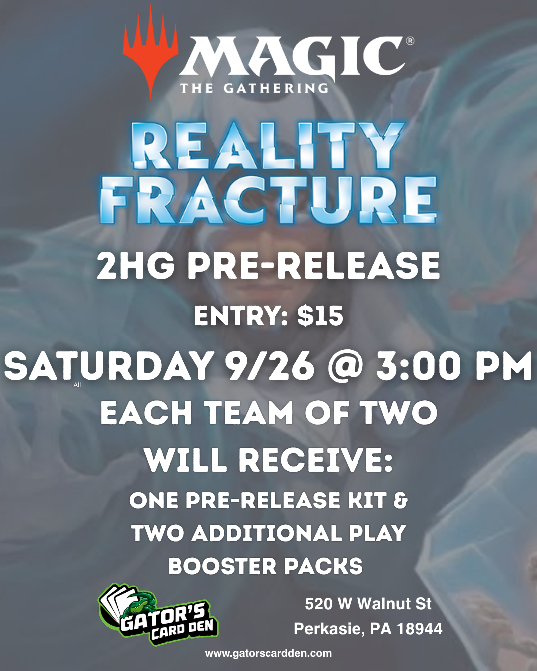 Magic The Gathering Reality Fracture 2 Headed Giant Prerelease - 09/26/2026 3:00PM