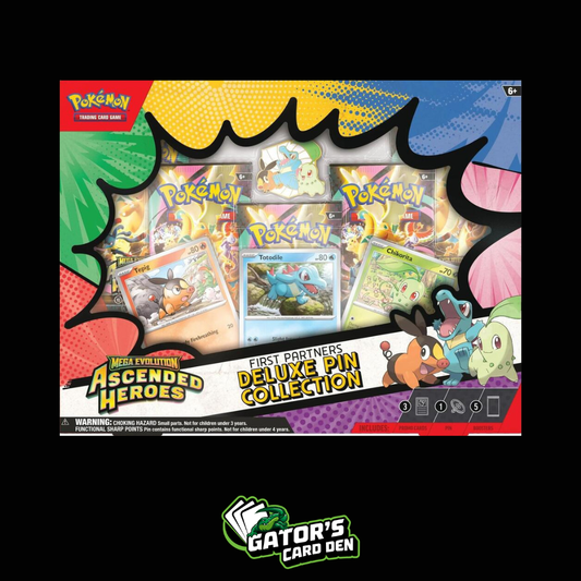 Pokemon TCG: Ascended Heroes First Partners Deluxe Pin Collection