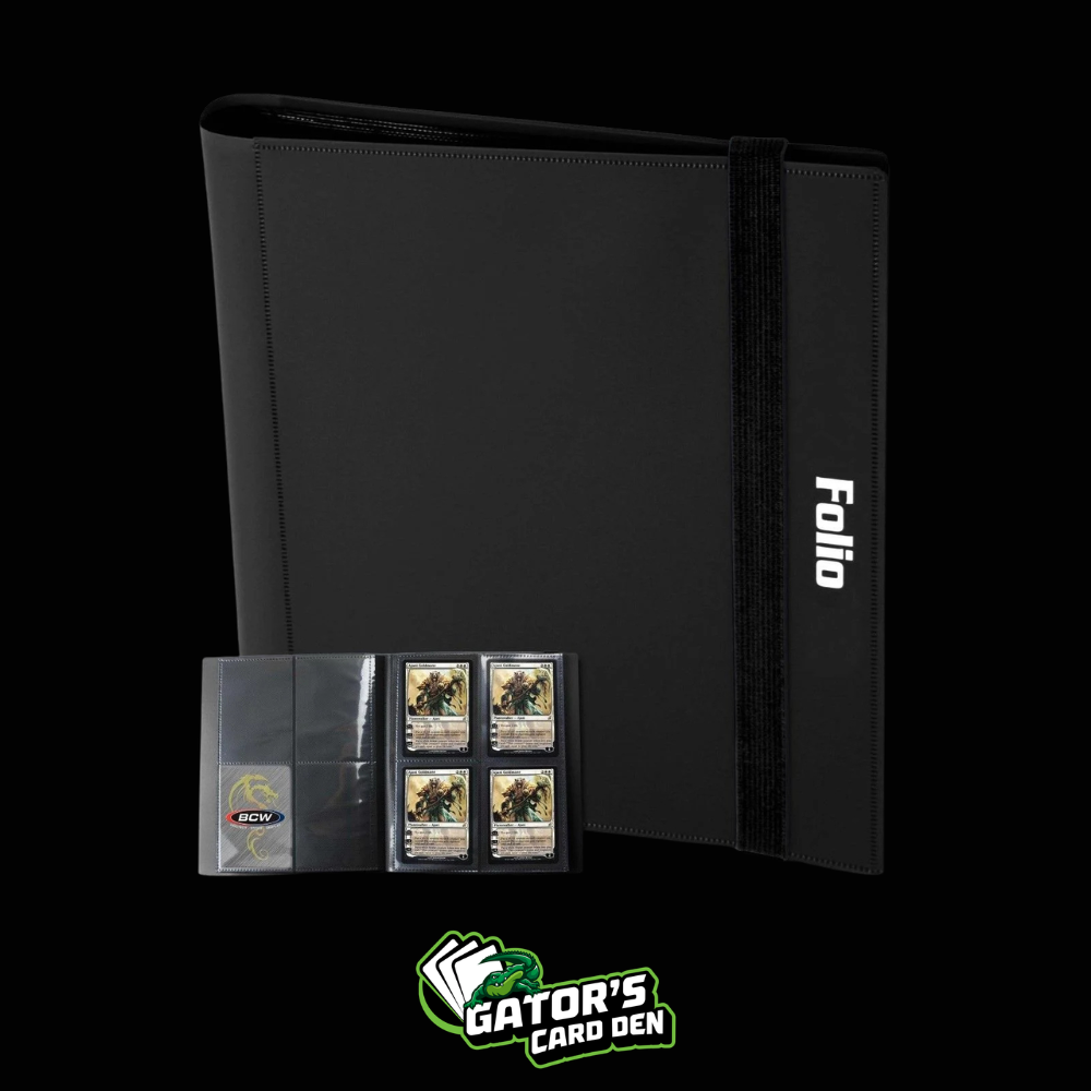 BCW Folio 4-Pocket Binder (Holds 160 Cards)