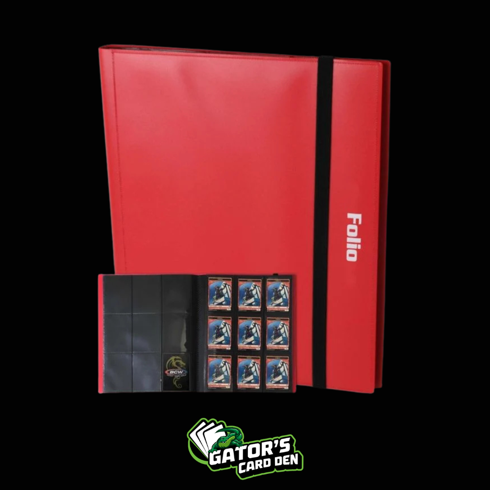BCW Folio 9-Pocket Binder (Holds 360 Cards)