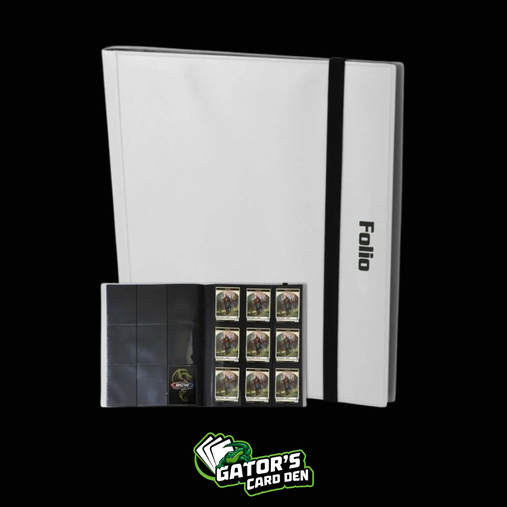BCW Folio 9-Pocket Binder (Holds 360 Cards)