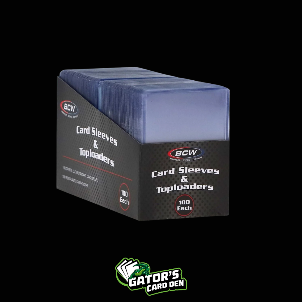 BCW 100 Count Card Sleeve and Toploader Combo Pack