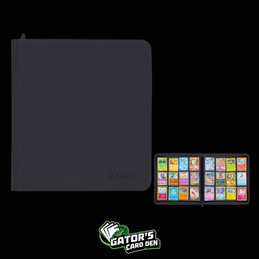 BCW Z-Folio LX 12-Pocket Zippered Binder