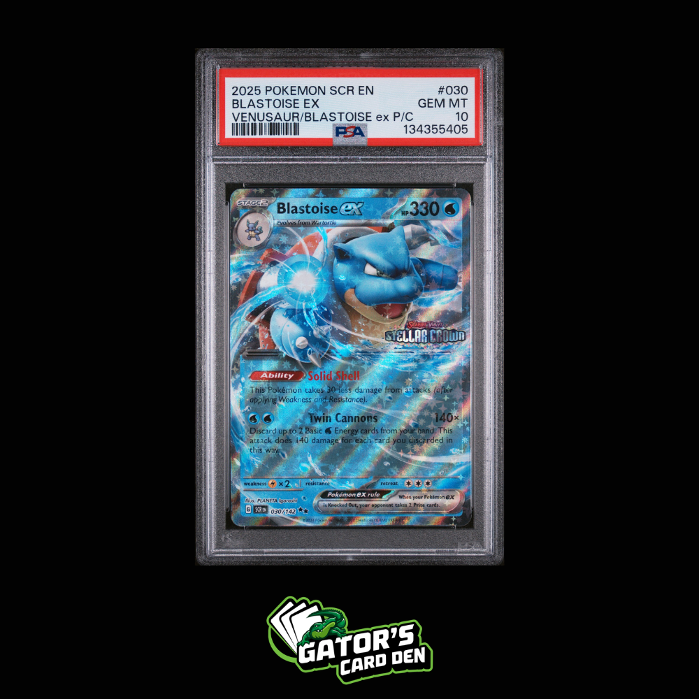 Blastoise ex Stellar Crown Stamp #030 - Pokemon Stellar Crown