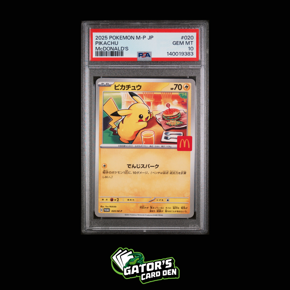 Pikachu 2025 McDonalds Promo #020 - Pokemon Mega Promos Japanese