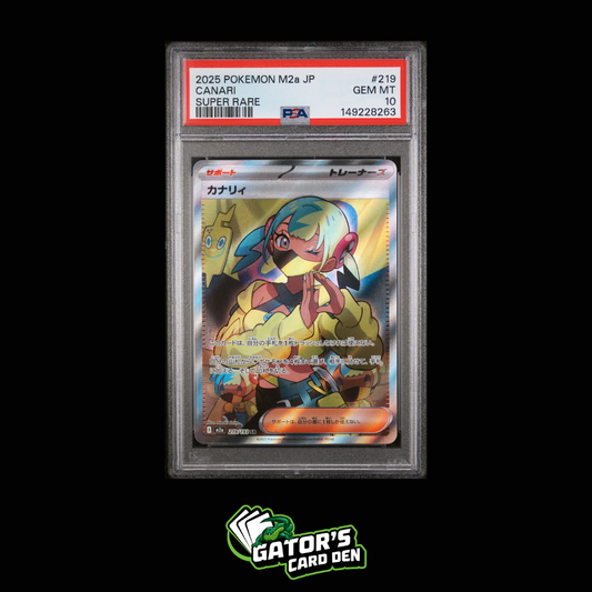 PSA 10 - Canari Full Art #219 - Pokemon Japanese Mega Dream
