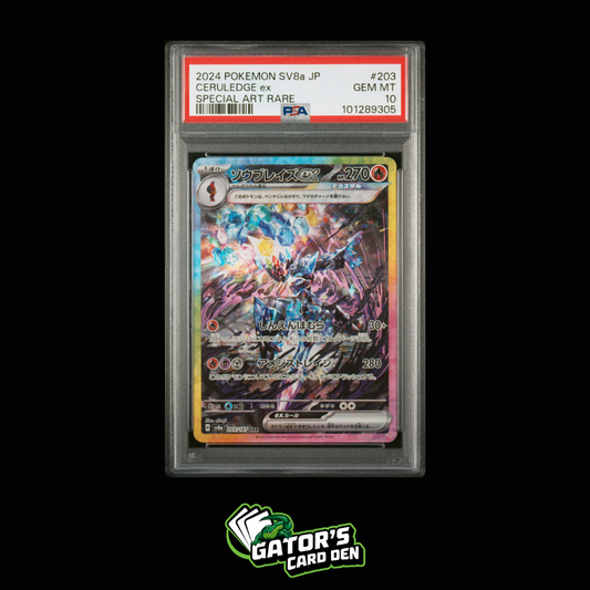 PSA 10 - Ceruledge SAR #203 - Pokemon Japanese Terastal Festival
