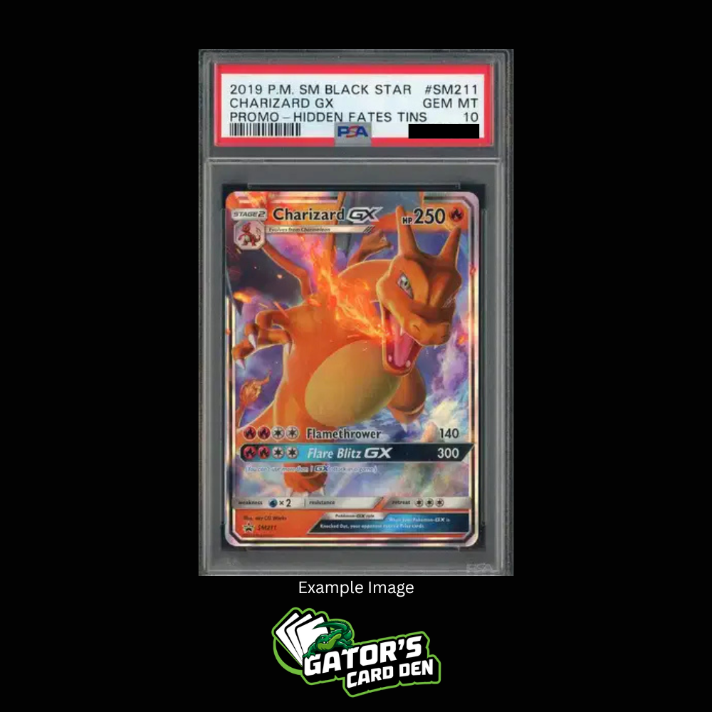 Charizard GX Hidden Fate Tin Promo #SM211 - Pokemon Sun & Moon Promos