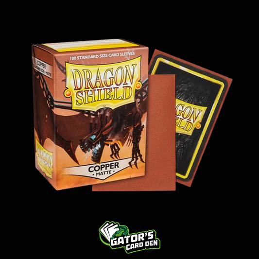 Dragon Shield: Copper Standard Matte Sleeves (Box Of 100)