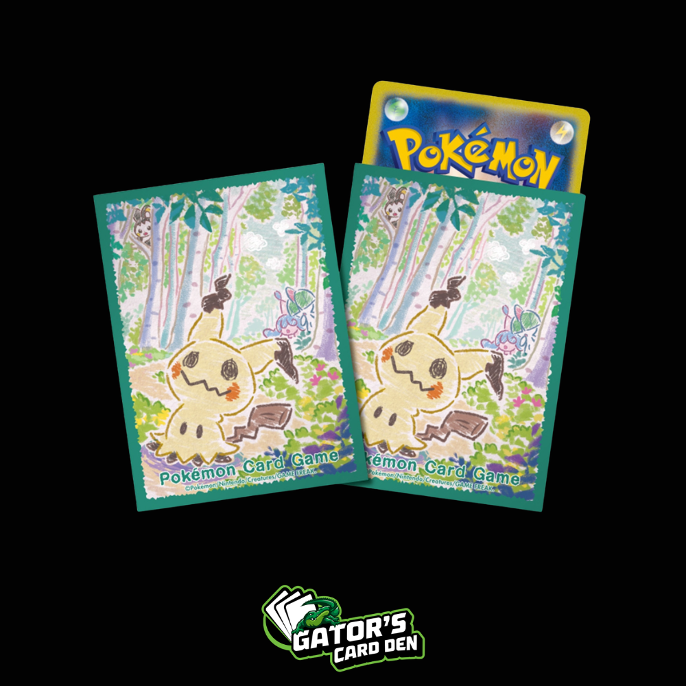 Pokemon TCG: Pokemon Center Japan Exclusive Card Sleeves - Crayon Mimikyu (64-Pack)