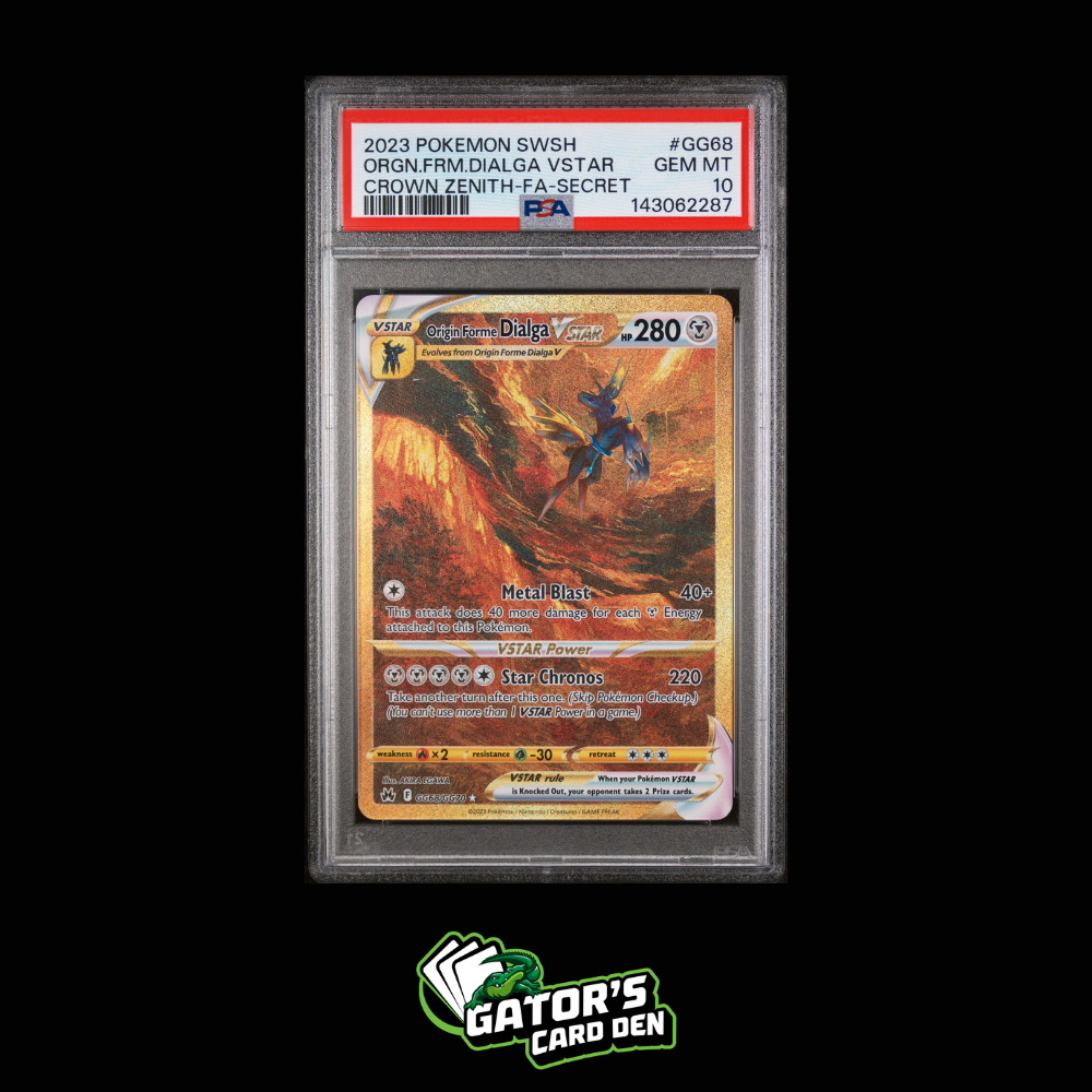 PSA 10 - Dialga Vstar Secret Rare #GG68 - Pokemon Crown Zenith Galarian Gallery
