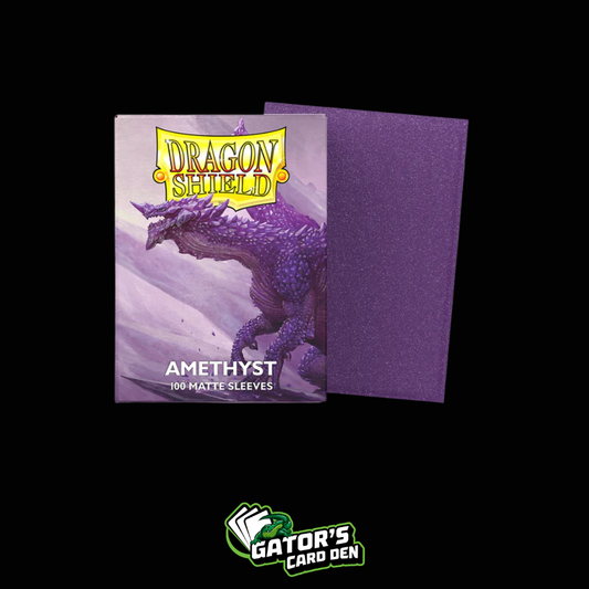 Dragon Shield: Amethyst Standard Matte Sleeves (Box Of 100)