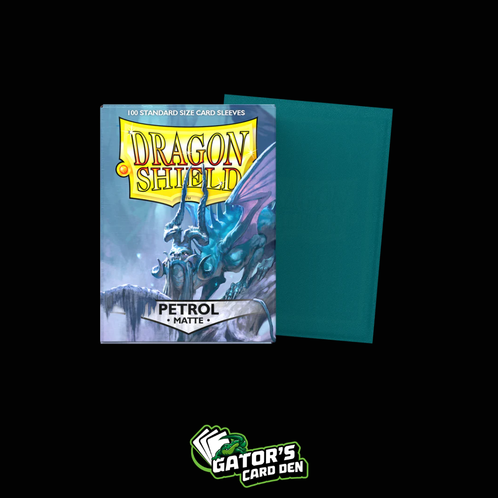 Dragon Shield: Petrol Standard Matte Sleeves (Box Of 100)