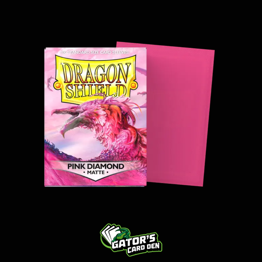 Dragon Shield: Pink Diamond Standard Matte Sleeves (Box Of 100)