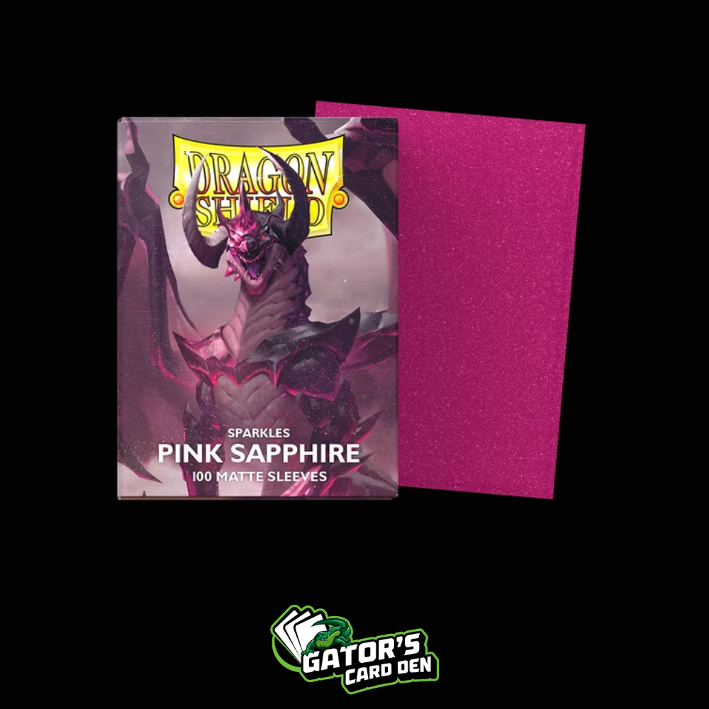 Dragon Shield: Pink Sapphire Standard Matte Sleeves (Box Of 100)