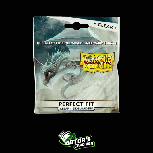 Dragon Shield - Perfect Fit Sideloading Sleeves 100ct (Clear)