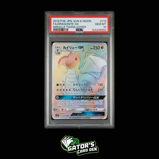 Dragonite GX (Secret) #112 - Pokemon Japanese Miracle Twin