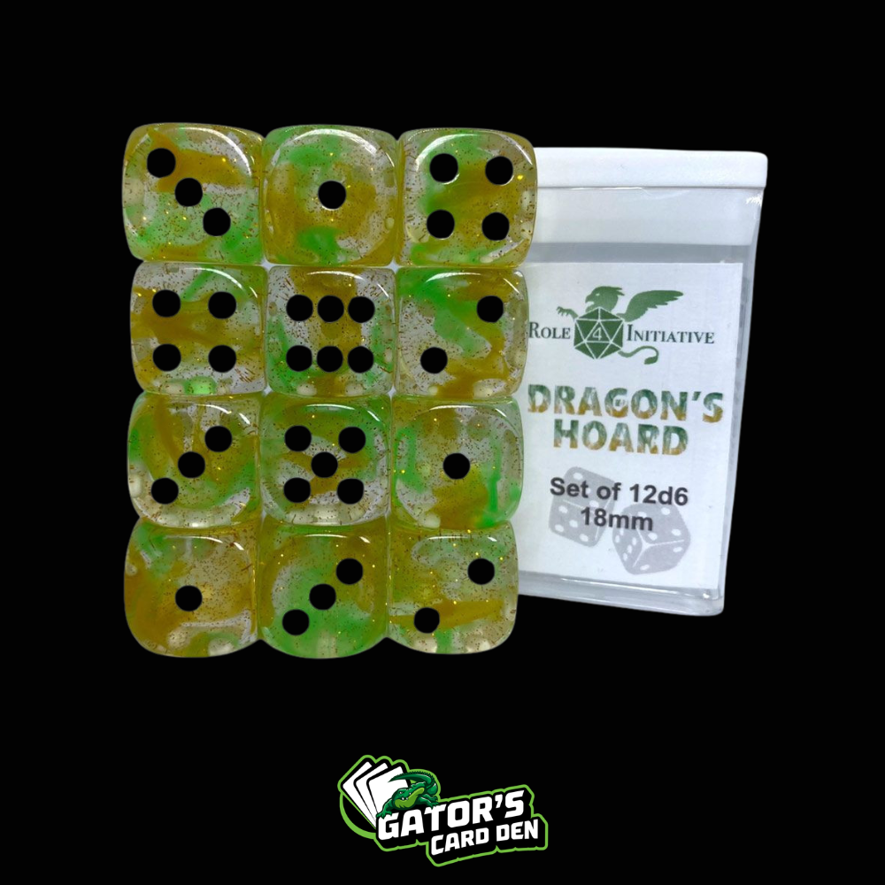 Role 4 Initiative d6 Cube 18mm (set of 12)