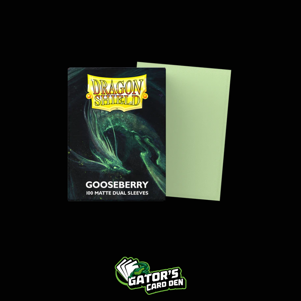 Dragon Shield: Gooseberry Standard Dual Matte Sleeves (Box Of 100)