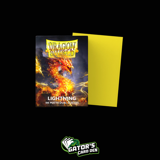 Dragon Shield: Lightning Standard Dual Matte Sleeves (Box Of 100)