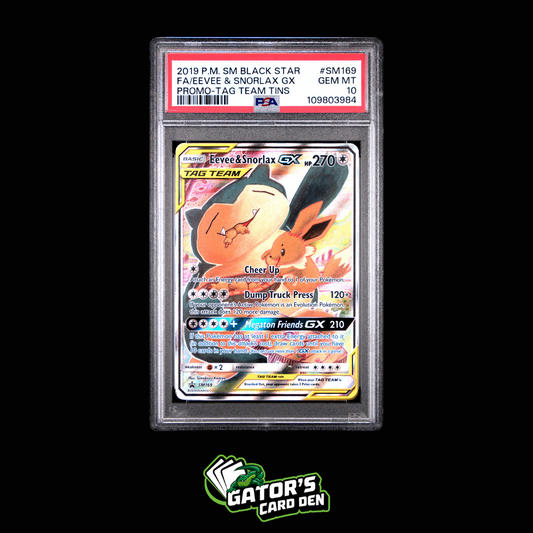 Eevee & Snorlax GX Tag Team Tin Promo #SM169 - Pokemon Sun & Moon Promos