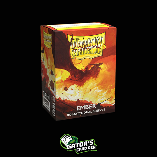Dragon Shield: Ember Standard Dual Matte Sleeves (Box Of 100)