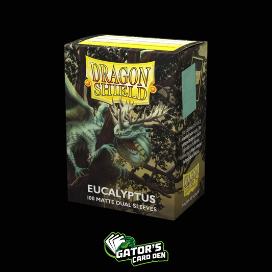 Dragon Shield: Eucalyptus Standard Dual Matte Sleeves (Box Of 100)