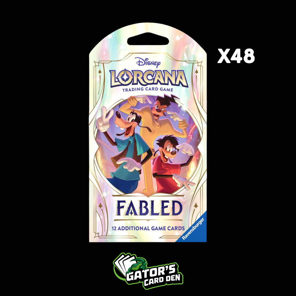 Lorcana: Fabled Sleeved Booster Pack Sealed Case (48 Packs)