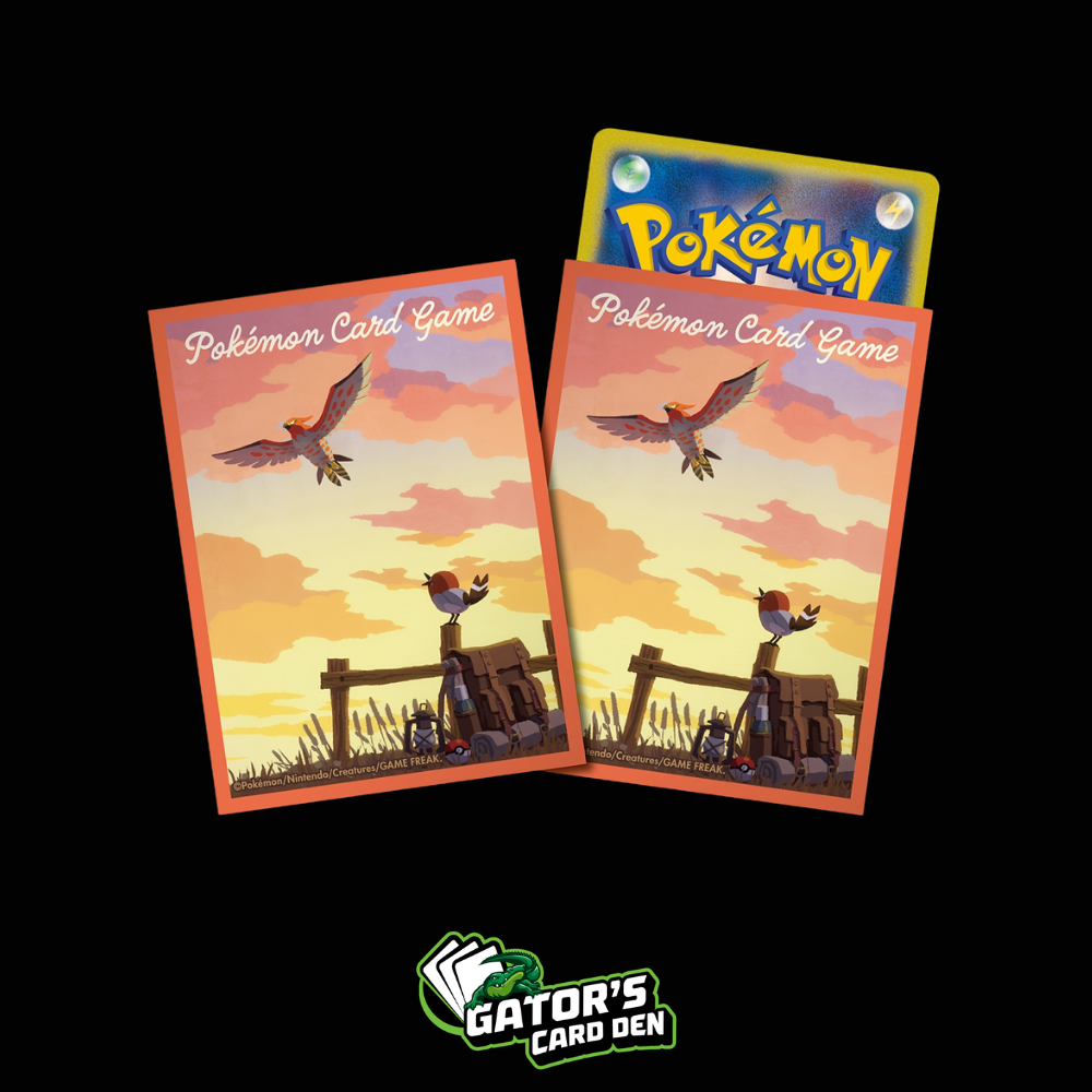 Pokemon TCG: Pokemon Center Japan Exclusive Card Sleeves - Fletching & Talonflame (64-Pack)