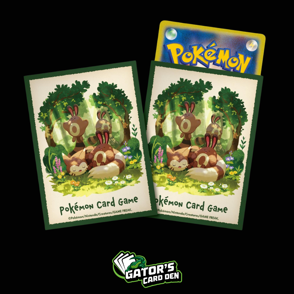 Pokemon TCG: Pokemon Center Japan Exclusive Card Sleeves - Furret & Sentret (65 Pack)