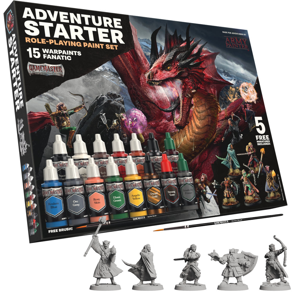 The Army Painter: Gamemaster - Adventure Starter Warpaints Fanatic Paint Set