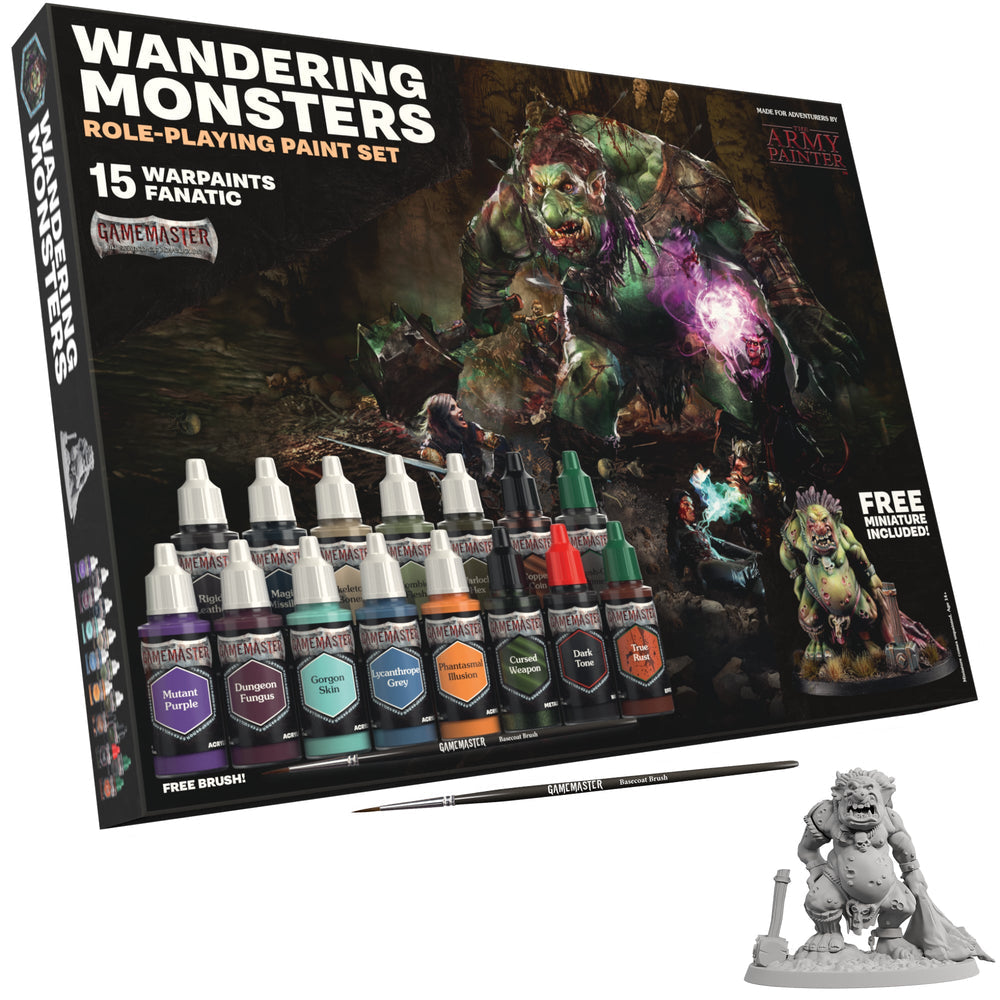 The Army Painter: Gamemaster - Wandering Monsters Warpaints Fanatic Paint Set