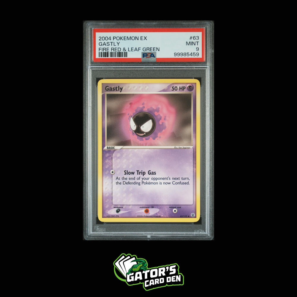 PSA 9 - Gastly #63 - Pokemon Fire Red & Leaf Green