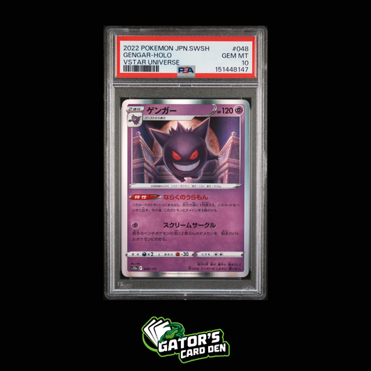 PSA 10 - Gengar Holo #48 - Pokemon Japanese Vstar Universe