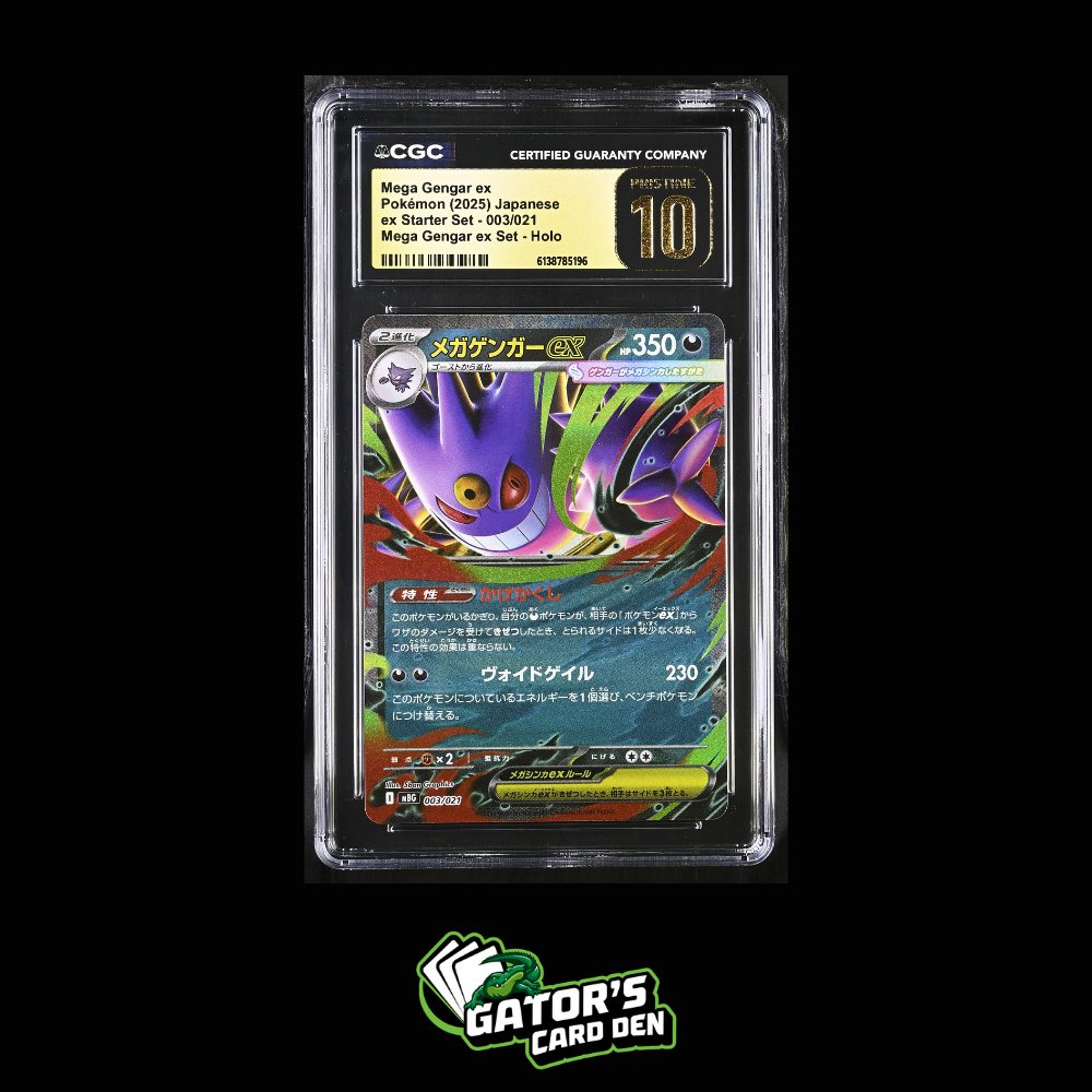 CGC Pristine 10 Mega Gengar ex #003 - Pokemon Japanese Mega Gengar ex Starter Deck