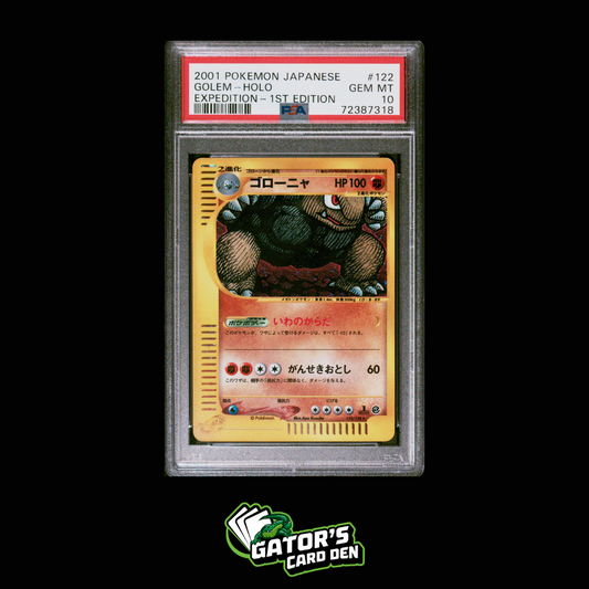 Golem Holo 1st Edition #122 - Pokemon Japanese Expedition
