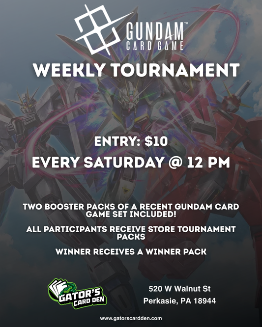 Gundam Store Tournament - 7/18/2026 12:00PM