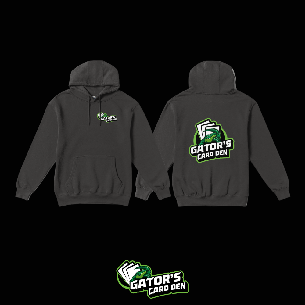 Gator's Card Den Hoodie - Heather Gray