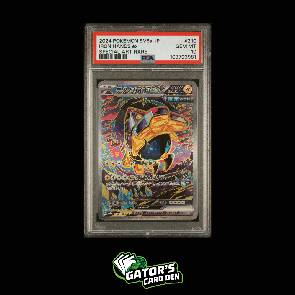 PSA 10 - Iron Hands ex #210  - Pokemon Japnaese Terastal Festival